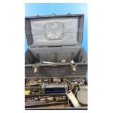 19" Plastic Tool Box w/Socket, Comb Wrenches