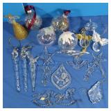 Chrismtas Ornaments- Crystal Horses, Hand Made