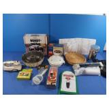 Alum Bundt Pan, GE Hand Mixer, Diet Scale &More