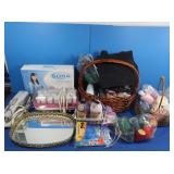 Spa &Self Care Lot- Avon, Air Massager, Basket