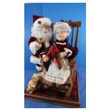 Animated &Lit Santa &Mrs Claus (Needs Power Cord)