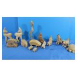 Hand Carved Wood Figures