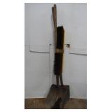 2 Shovels, 27" Push Broom No Handle