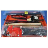 Plastic Ties, Screw Driver, Hammer, Brushes&more