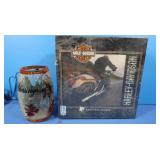 NIP Harley Davidson Puzzle, Fall Decor