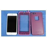 WORKING iPhone 6, Gold, Lifeproof Case, No