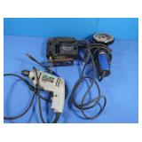 Sears Craftsman Jigsaw, Grinder, Elec Drill