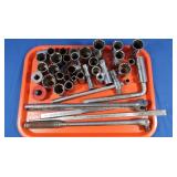 Tools- 1/2"Extensions 21", Sockets &More