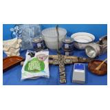 Porcelain Enamelware, Sewing &Household Oils,