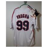 Autographed Vaughn Jersey w/JSA &Photo