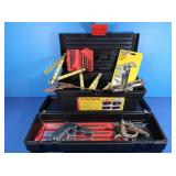 2 Plastic Tool Boxes, 16" & 21" x 4.5" H