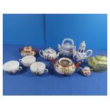 Sadler, Oriental Tea Pots, Blue &White &more