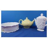 2 Vintage Teapots, 1 by Arnart, Vintage Bowl