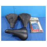 3 Bike Seats, Basketball Tune-up Kit