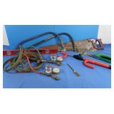 Oxyacetylene Gauges, Torch, Hose, Level, The Club