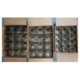 Canning Jars- Various Sizes 36 Total