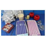 Candles- Tealights, Tapers, Holders &More