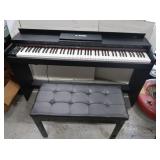 Lagrima Electric Keyboard, Peddles, Storage
