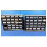 2 Organizers w/Hardware-10x12", 5.5" D, w/Contents