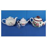 3 Teapots- China, Japan, Harry&David