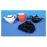 Black Glass, Tea Pots