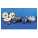 Sonaware Alum Teapot, Old Hall England Tea Set