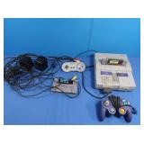 Super Nintendo, Controllers,Super Mario World game