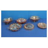 Vintage Marigold Carnival Glass