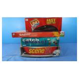 4 Games- Uno Attack, Scrabble, Catch Phrase,