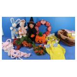 Vintage Easter Bunny Inflatables, Homemade Dcor
