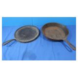 #8 Wagnerware Skillet & Flat Skillet