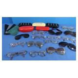 Lg Lot Prescription Glasses &Cases