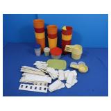Vintage Tupperware- Tumblers, Mixing Cups &More