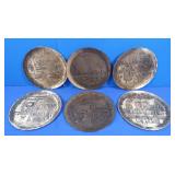 Wendell August Forge 1996-2001 Holiday Plates