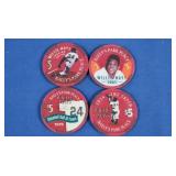 Count of 4, $5 Ballys Park Place Willie Mays