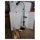 RYOBI Gas Weed Wacker, Scrubbing Brush For Hose