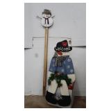 Snowman Shelf Sitter, Snowman Snow Measurer