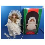 Animated Porcelain Doll- Works &Lights Up