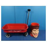 Slim Jim Cup, Little Red Racer Wagon Toy