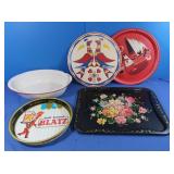 Vintage Water Basin, Serving Trays