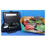 Fuel Injection Pressure Tester w/2 Gauges &more