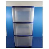 Sterilite 3-Drawer Plastic Organizer