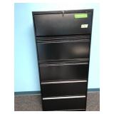 5 Drawer File Cabinet 30x18x64