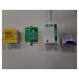 Stocked First Aid Kit, Eye Wash Station, Glove