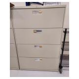4 Drawer HON Filing Cabinet 36x19x53