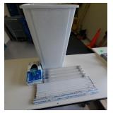 Fluorescen Tubes, Nitrile Gloves, Trash Can