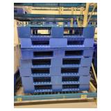 7 Plastic Pallets 48x48x6