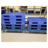 8 Plastic Pallets 48x48x6