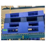 4 Plastic Pallets-48x48"x6"