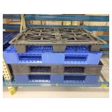 4 Plastic Skids-48x48x6"